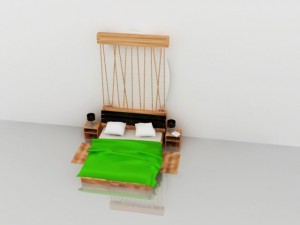 bed 3D 模型