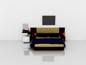 bed 3D Model