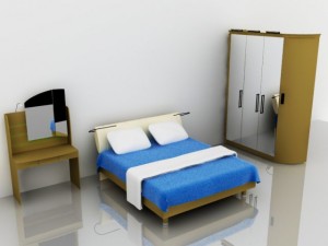 bed Modèle 3D
