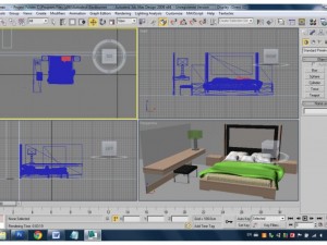bed 3D मॉडल