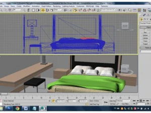 bed 3D Model