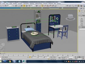 bedroom 3D 模型