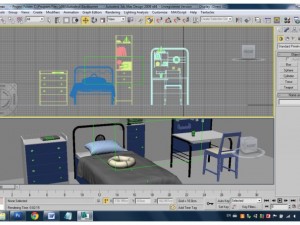 bedroom 3D 模型