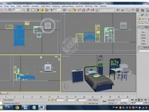 bedroom 3D 模型