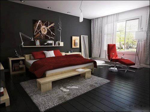 bedroom 3D Model .c4d .max .obj .3ds .fbx .stl .blend 