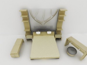 bed 3D Model