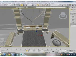 tempat tidur Model 3D