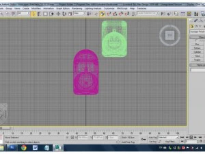 chair with table 3D Model