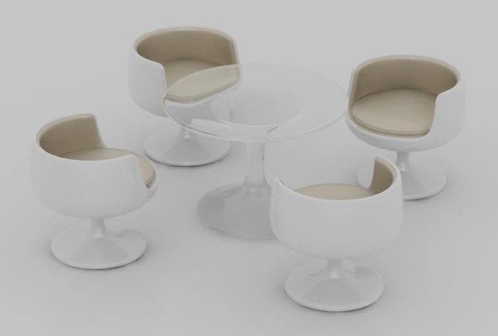 chair 3D Model .c4d .max .obj .3ds .fbx .stl .blend 