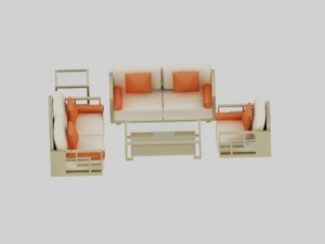 armchair 3Dモデル