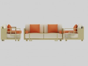 armchair 3Dモデル