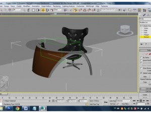 table with chair Modèle 3D