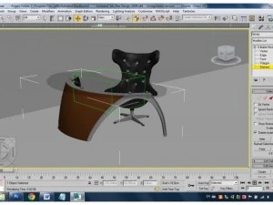 table with chair 3D Model