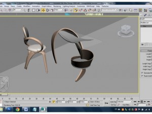 table with chairs Modello 3D