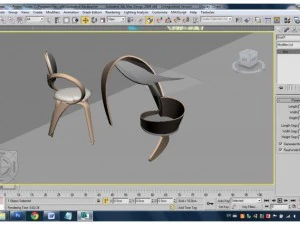 table with chairs 3D Model