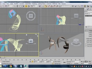 table with chairs Modello 3D