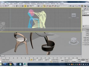 table with chairs Modello 3D