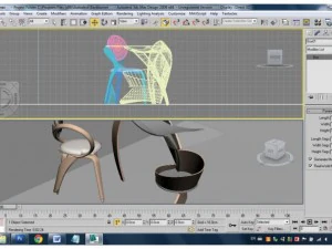 table with chairs 3D Model