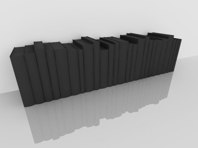 books Model 3D .c4d .max .obj .3ds .fbx .stl .blend 