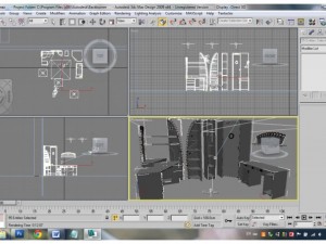 desk Model 3D