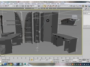 desk Model 3D