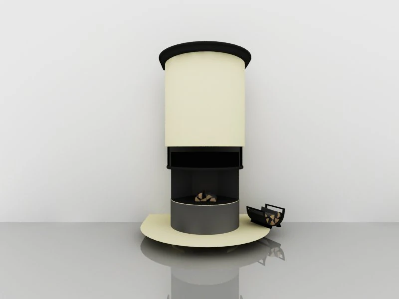 fireplace 3D Model .c4d .max .obj .3ds .fbx .stl .blend