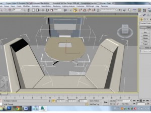 tv stand Model 3D