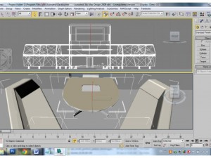 tv stand Model 3D
