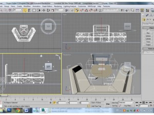 tv stand Model 3D