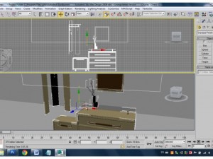 desk 3D 모델