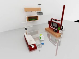 living room 3D Model