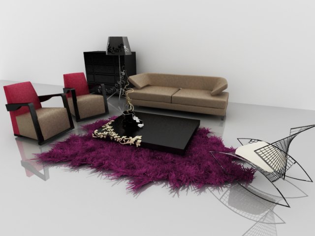 sofa Modello 3D .c4d .max .obj .3ds .fbx .stl .blend 