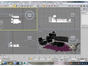 sofa Modello 3D