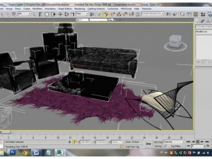 sofa Modello 3D