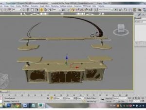 tv stand 3D Model