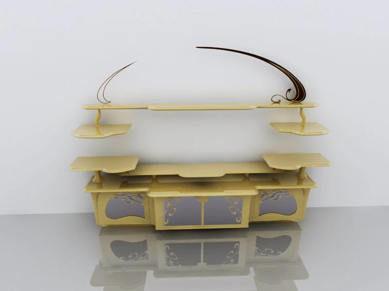 desk 3D Model .c4d .max .obj .3ds .fbx .stl .blend 