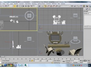 desk 3D 模型