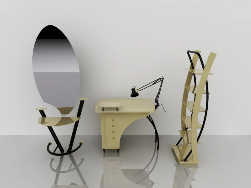 desk 3D Model .c4d .max .obj .3ds .fbx .stl .blend