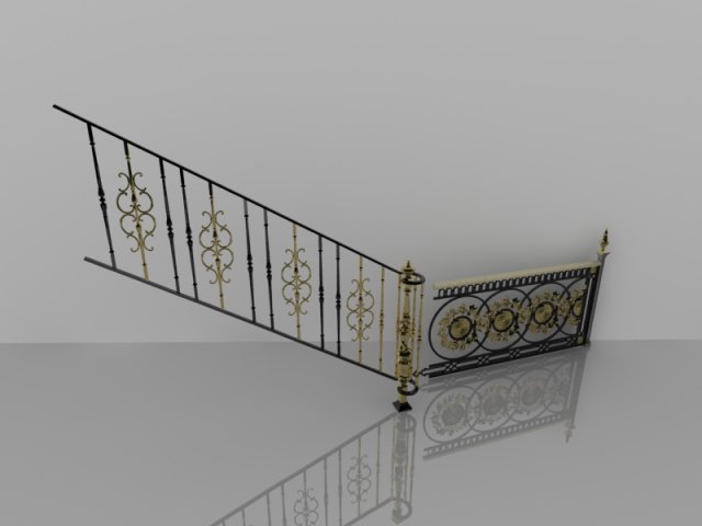 stairs 3D मॉडल .c4d .max .obj .3ds .fbx .stl .blend