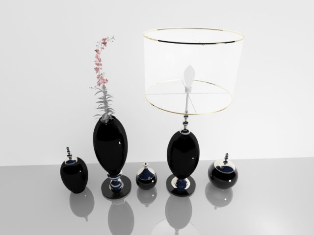 decor set 3D Model .c4d .max .obj .3ds .fbx .stl .blend 