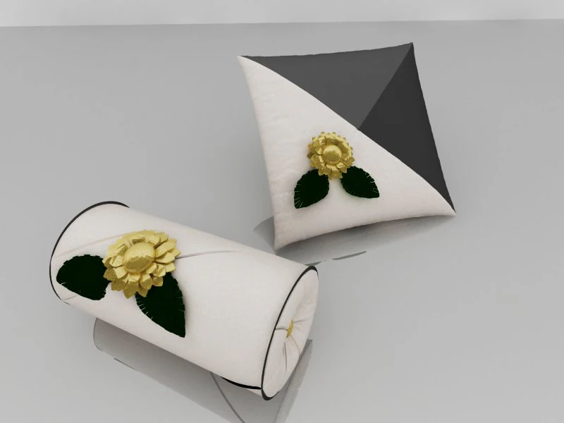 pillows 3D Model .c4d .max .obj .3ds .fbx .stl .blend 