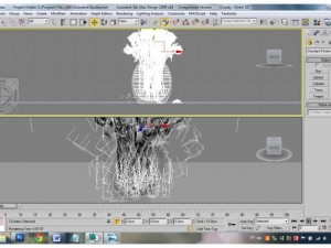 rose in vase 3Dモデル
