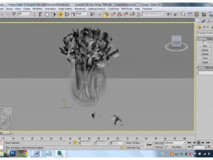rose in vase 3Dモデル