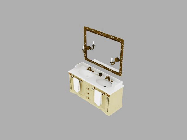 desk 3D Model .c4d .max .obj .3ds .fbx .stl .blend 
