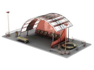 Bushaltestelle 3D Modell