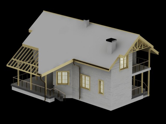 home Modello 3D .c4d .max .obj .3ds .fbx .stl .blend 