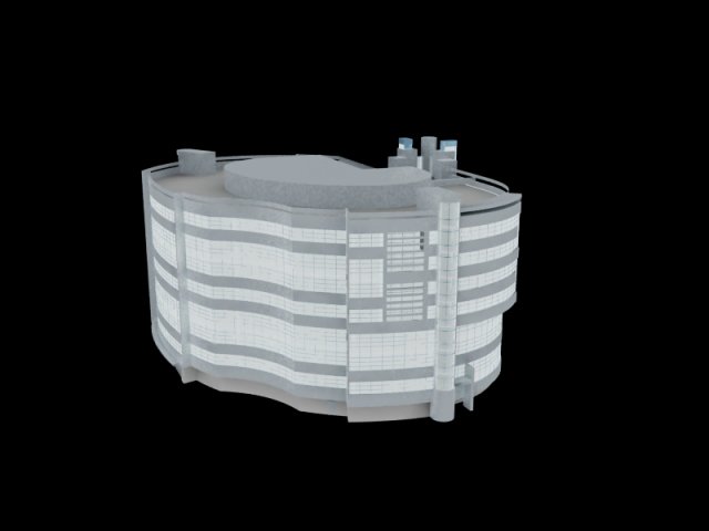 office 3D Model .c4d .max .obj .3ds .fbx .stl .blend 