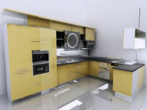 रसोईघर 3D मॉडल