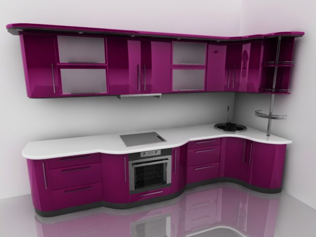 kitchen 3D Модель .c4d .max .obj .3ds .fbx .stl .blend 