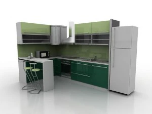 रसोईघर 3D मॉडल